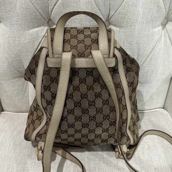 Gucci Backpack Tan/Brown PreLoved - Picture 5 of 12